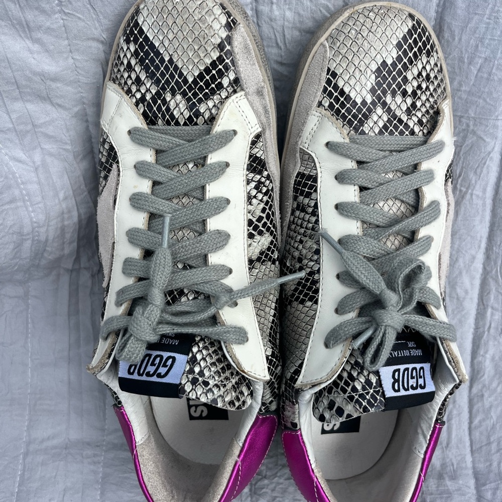 Golden Goose superstar sneaker snakeskin